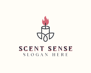 Scented Candle Decor logo design