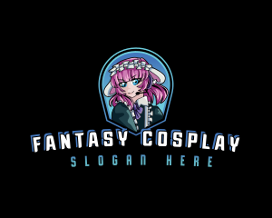 Cosplay - Bunny Girl Gamer logo design