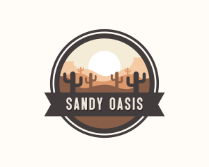 Cactus Desert Dune logo design