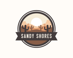 Cactus Desert Dune logo design