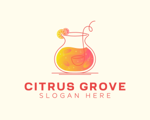 Citrus - Orange Citrus Juice logo design