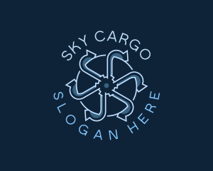 Arrow Delivery Logistics logo design