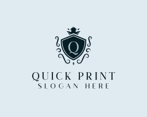 Luxury Royal Shield logo design