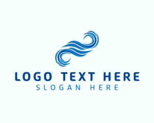 Resort - Ocean Water Wave logo design