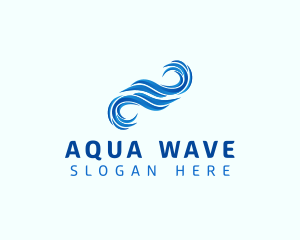 Ocean Water Wave logo design