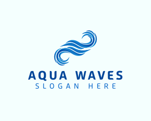 Ocean Water Wave logo design