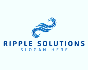 Ripple - Ocean Water Wave logo design