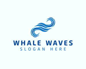 Ocean Water Wave logo design