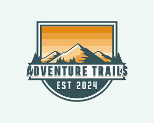 Trek Mountaineer Hiking logo design