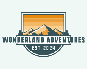 Trek Mountaineer Hiking logo design