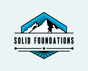 Mountain Hiking Summit Logo