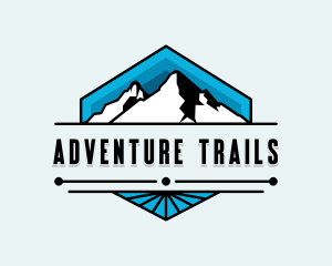 Mountain Hiking Summit logo design