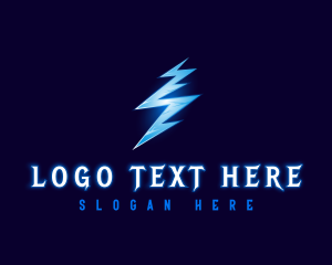 Thunderbolt Electric Energy logo design