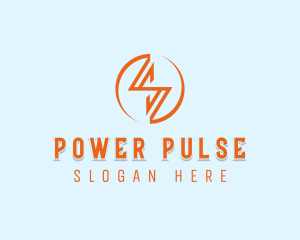 Energy - Lightning Bolt Energy logo design