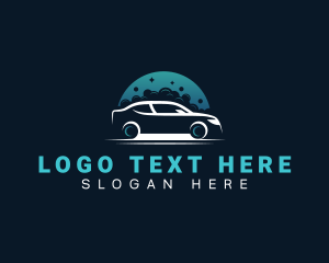 Wash Car Automotive logo design