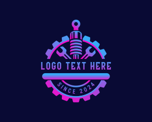 Car Suspension Automotive  Logo
