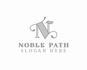 Fashion Styling Boutique Letter N logo design