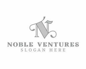 Fashion Styling Boutique Letter N logo design