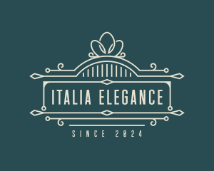 Elegant Restaurant Brand logo design