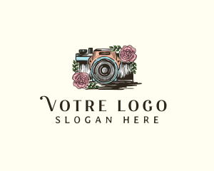 Image - Rose Photography Camera logo design