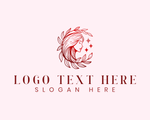 Psychology - Woman Leaf Wellness logo design