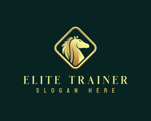 Deluxe Horse Equestrian logo design