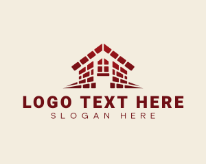 Pavement - Paving Masonry Construction logo design