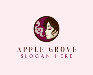 Beauty Woman Smoking Logo