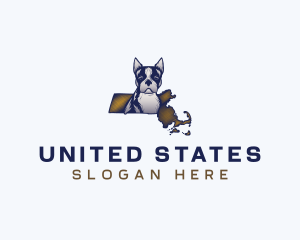 Massachusetts Boston Terrier logo design