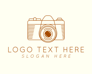 Lens - Simple Studio Camera logo design