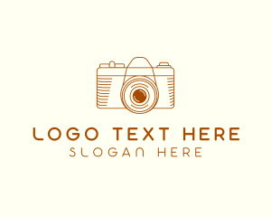 Line Art - Photo Studio Camera logo design