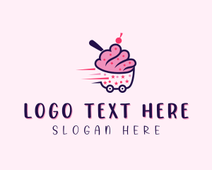 On The Go - Cupcake Express Delivery logo design