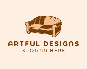 Sofa Interior Design Furniture logo design