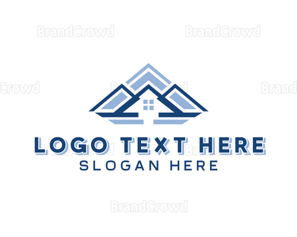 Roofing Renovation Builder Logo