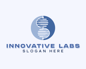 Biotechnology DNA Lab logo design