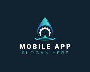 Badge - Plumbing Droplet Water logo design