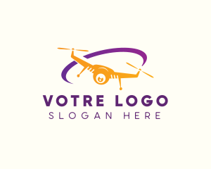 Logistics - Aerial Video Drone logo design