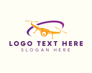 Logistics - Aerial Video Drone logo design