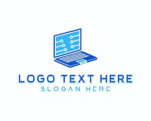 Laptop - Developer Laptop Tech logo design