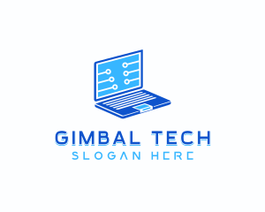 Developer Laptop Tech logo design