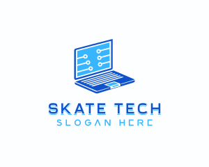 Developer Laptop Tech logo design