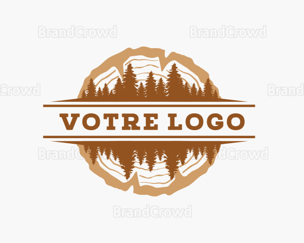 Tree Wood Forest Logo