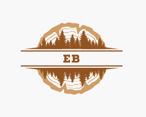 Emblem - Tree Wood Forest logo design