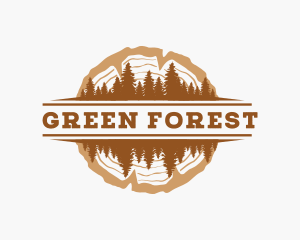 Tree Wood Forest logo design