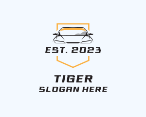 Sports Car - Auto Sports Car Racing logo design