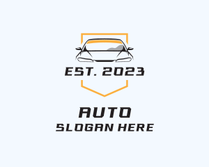 Auto Sports Car Racing logo design