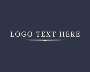 Simple Serif Business logo design