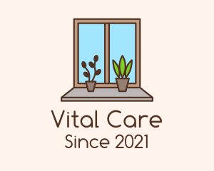 Subdivision - Window Garden Plant logo design