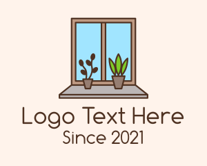 Subdivision - Window Garden Plant logo design