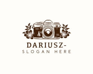 Image - Camera Photography Flower logo design